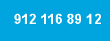 912 116 89 12
